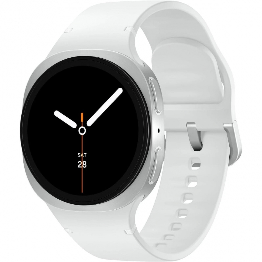 Samsung Galaxy Watch8 40mm Smartwatch with Two Wireless Fast Chargers Silver